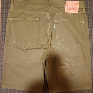 Levi's Strauss Signature Men's 505 Regular Fit Army Green Shorts Size 36